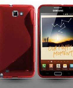 Samsung Galaxy Note Hoes S Line Rood
