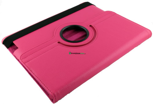 iPad Lederen 360 Hoes Roze