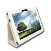 Asus TF 201 Lederen Stand Cover Wit