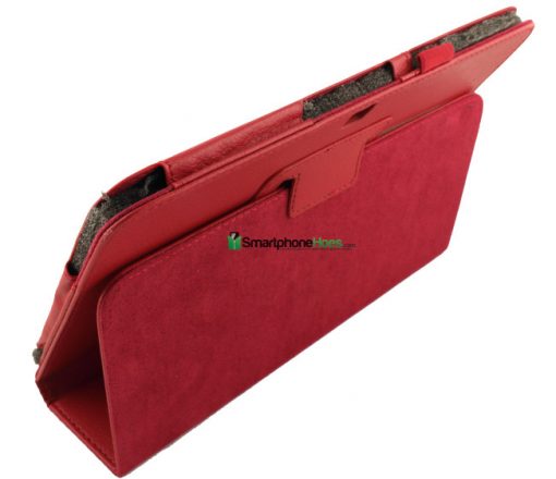 Samsung Galaxy Tab 3 10.1 Rode PU-Lederen Stand Case