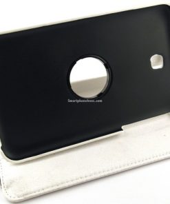 Samsung Galaxy Tab 3 7.0 PU-Lederen 360 Cover Wit