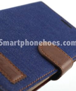 Samsung Galaxy Note 3 (N9000) Hoesje Jeans Style Donker Blauw