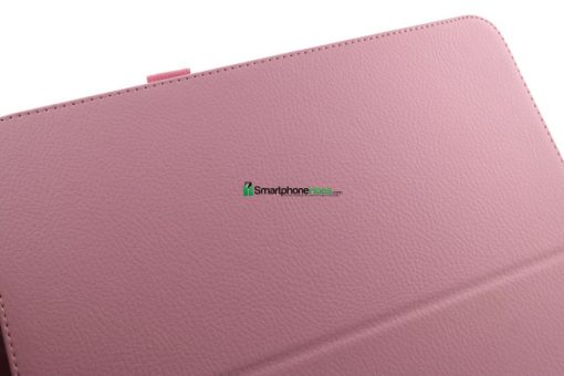 Samsung Galaxy Tab 3 10.1 Licht Roze PU-Lederen Stand Hoes