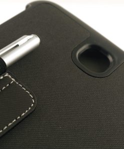 Samsung Galaxy Tab 3 7.0 Lederen Stand Cover Zwart (exclusief styluspen)