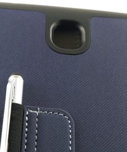 Samsung Galaxy Tab 3 7.0 Lederen Stand Cover Blauw (exclusief styluspen)