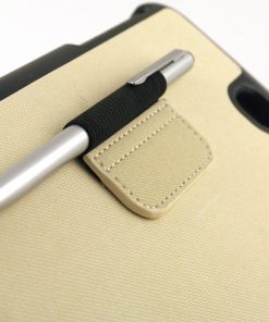Samsung Galaxy Tab 3 7.0 Lederen Stand Cover Creme Wit (exclusief stylus pen).