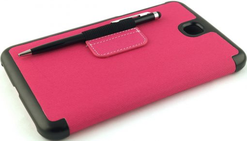 Samsung Galaxy Tab 3 7.0 Lederen Stand Cover Roze (exclusief styluspen)