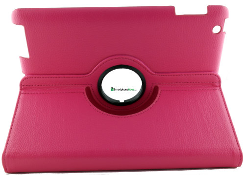 iPad 2 / 3 Lederen 360 Hoes Roze