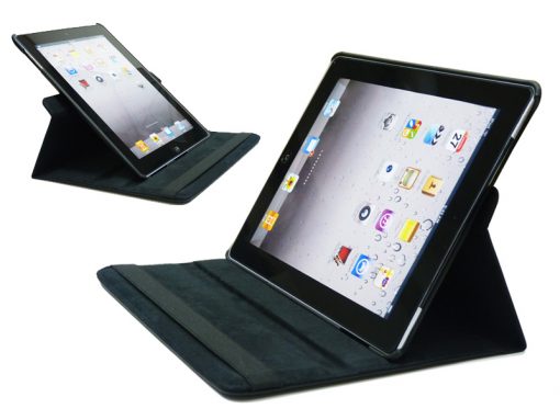 iPad Air Lederen 360 Cover zwart