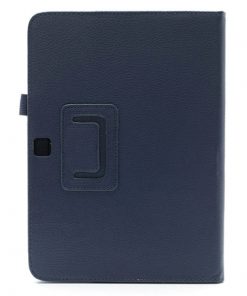 Samsung Galaxy Tab 3 10.1 Blauwe PU-Lederen Stand Hoes
