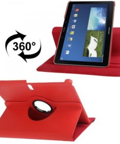 Samsung Galaxy Note 10.1 2014 Lederen 360 Cover Rood.