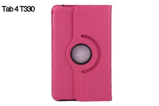 Samsung Galaxy Tab 4 8.0 PU-Lederen 360 Cover Roze