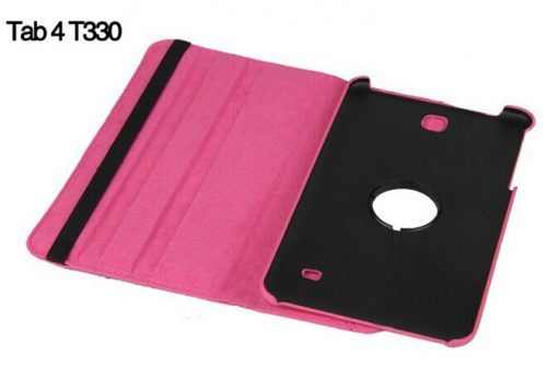 Samsung Galaxy Tab 4 8.0 PU-Lederen 360 Cover Roze