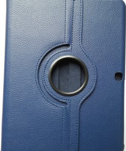 Samsung Galaxy Tab 4 10.1 PU-Lederen 360 Cover Blauw