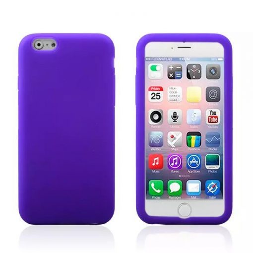 Silicone Case Purple iPhone 6 Plus