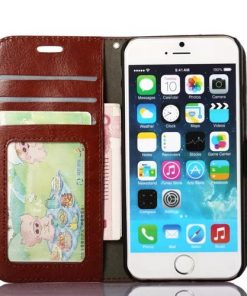 iPhone 6 Hoesje PU-Lederen Wallet Bruin