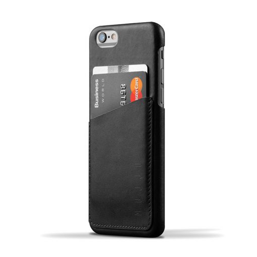 Mujjo Leather Wallet Black iPhone 6/6S-0