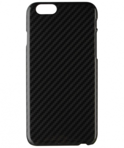 iPhone 6 Hoesje Carbon Fiber Zwart Chrome