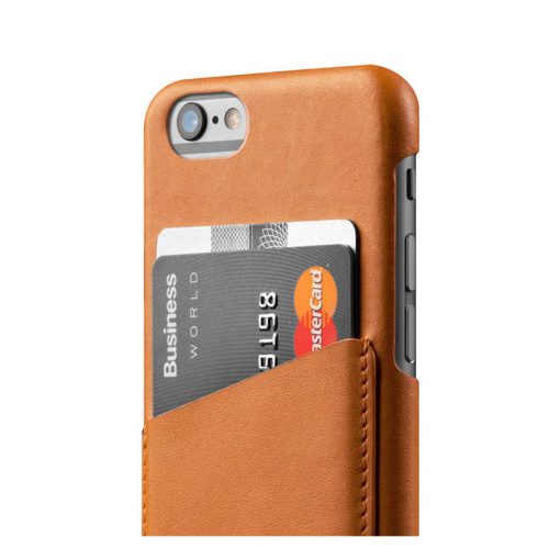 Mujjo Leather Wallet Tan iPhone 6
