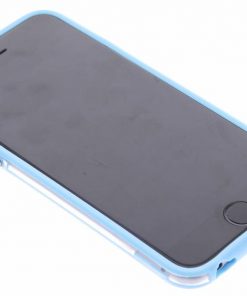 iPhone 6 Tranparante lichtblauwe bumper