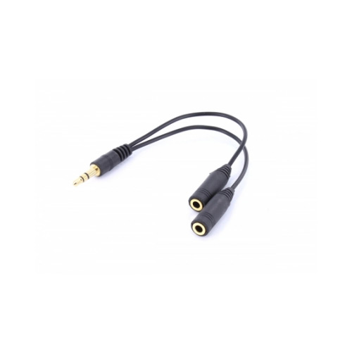 Mobiparts Audio Splitter 3.5 mm Black