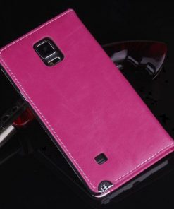 Samsung Galaxy Note 4 Flip Case Roze.