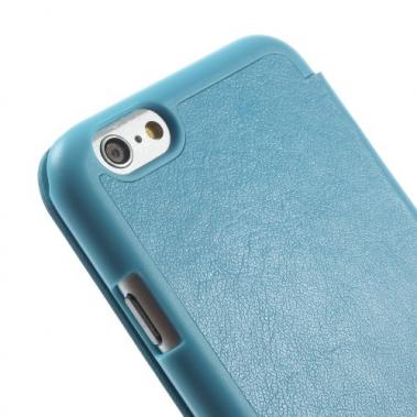 iPhone 6 View Flip Case Licht Blauw