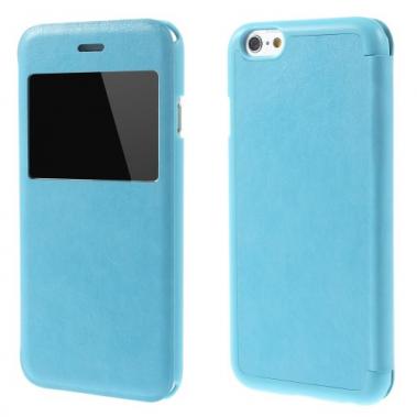 iPhone 6 View Flip Case Licht Blauw