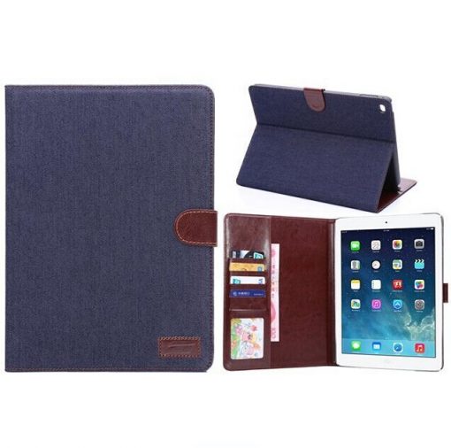 iPad Cover Jeans Style Donker Blauw