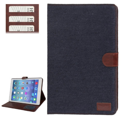 iPad Air Cover Jeans Style Donker Blauw