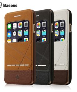 iPhone 6 Baseus Flip Case Bruin.