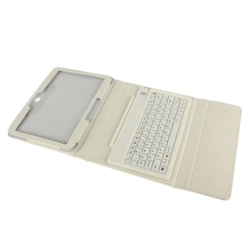 Samsung Galaxy Tab 4 10.1 bluetooth keyboard stand case Wit