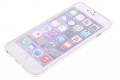 iPhone 6 Plus Wit transparante bumper