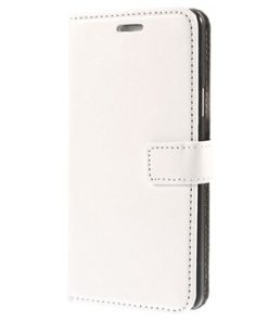 Samsung Galaxy A7 Hoesje PU-Lederen Wallet Wit