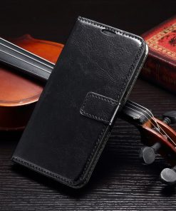 Samsung Galaxy S6 Hoesje PU-Lederen Wallet Zwart