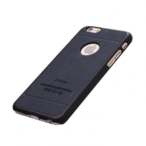 Apple iPhone 6 Luxe hout design hoes Donker blauw