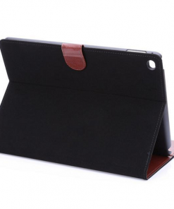 iPad Air 2 Stand Cover Suede Zwart