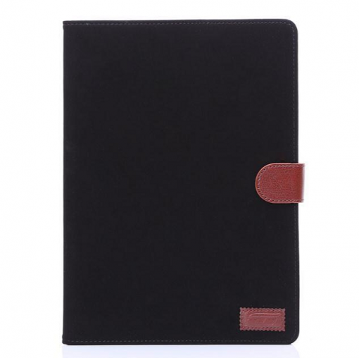 iPad Air 2 Stand Cover Suede Zwart