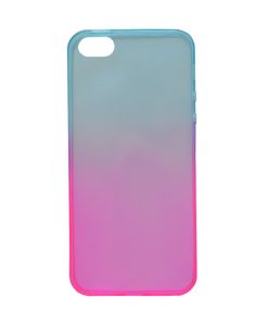 Apple iPhone 6 Transparant kleurige hoes Blauw/Roze