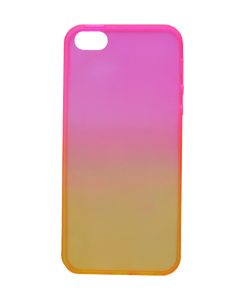 Apple iPhone 6 Transparant kleurige hoes Roze/Geel