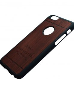 Apple iPhone 6 Luxe hout design hoes Bruinrood