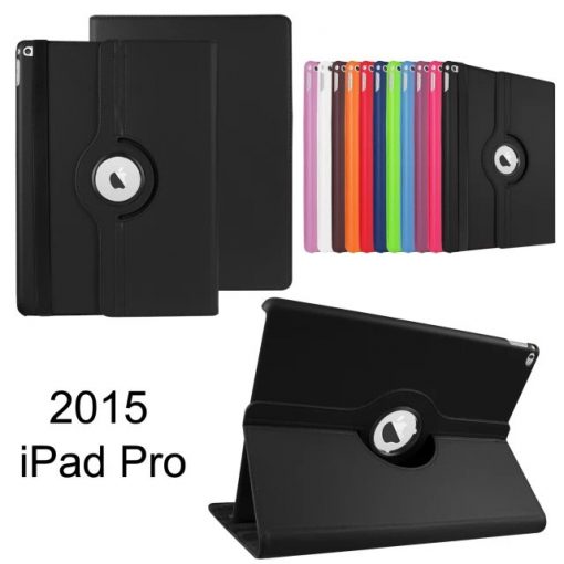 iPad Pro pu-lederen 360 Case Zwart