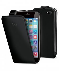 Celly Face Flip Case Apple iPhone 6 / 6S - Zwart