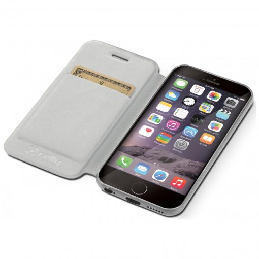 Celly Folio Apple iPhone 6 / 6S Booktype Case - Zilver