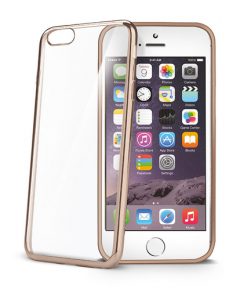 Celly Laser Cover Apple iphone 6 / 6S - Transparant/Bronze
