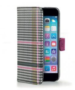 Celly Pied de Poule Apple iPhone 6 / 6S - Roze