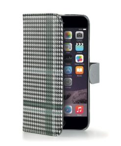 Celly Pied de Poule Apple iPhone 6 / 6S - Zwart