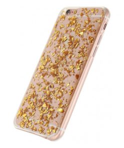 Xccess TPU Case Glitter Clear Gold iPhone 6/6S