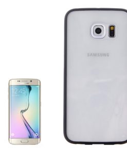 Samsung Galaxy S6 Edge Hoesje Acryl Zwart