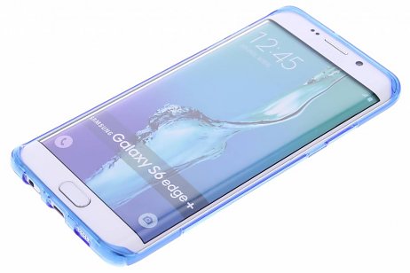 Samsung Galaxy Edge Plus Blauw S-line TPU Hoesje - JustXL